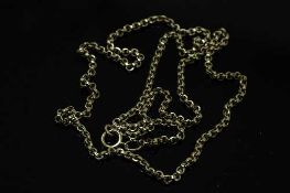 A 9ct gold chain necklace, 6.8g.