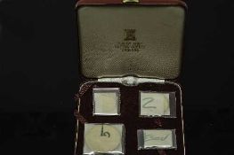 The Pobjoy Mint - Isle of Man 1974 legal tender gold proof set comprising of £5 coin, £2 coin,