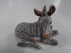 A Lennox porcelain figure - Zebra