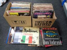 Two boxes of LP's, World Music,