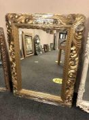 A 3' x 2' leaf frame mirror