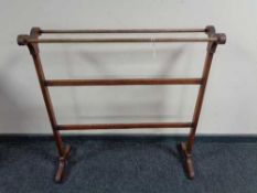An Edwardian towel rail