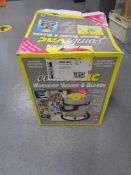 A boxed Earlex Combi vacuum