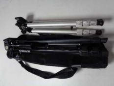 Two camera tripods (one in carry bag)