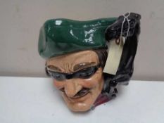 A large Royal Doulton character jug - Dick Turpin D6528