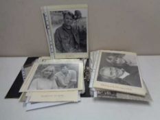 A folder of ephemera,