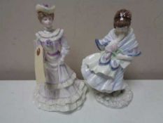 A Coalport Golden Age figure - Louisa at Ascot 1102/12500,