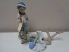 A Lladro collector's society figure - 1990 Baseball player,