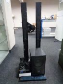 An LG dvd surround sound system,