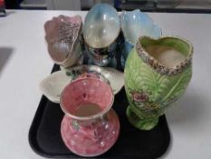 A tray of Arthur Wood Estoria vase,