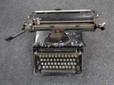 A vintage Everest typewriter
