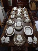 Eighty seven pieces of Royal Doulton Kadenza tea and dinner china