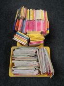 A box of Ordinance survey maps