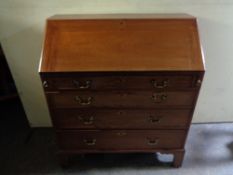 A George III mahogany bureau