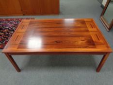 A mid century Danish rectangular coffee table