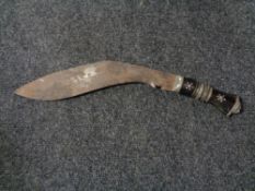 A vintage kukri knife