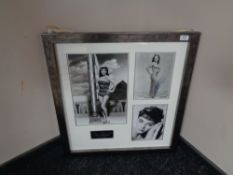 An impressive photographic montage celebrating Joan Collins