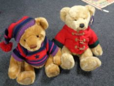 Two Harrod's Christmas bears,