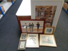 A Johnathan Pike print - Balconies on the grand canal,