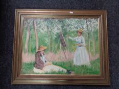 A Barry Lawon oil on canvas,