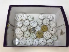A collection of pocket watch movements, some chronometers, various makers (Approx.