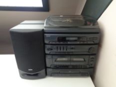 A Sanyo hi/fi system.