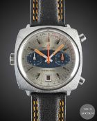 A GENTLEMAN'S STAINLESS STEEL BREITLING CHRONO MATIC CHRONOGRAPH WRIST WATCH CIRCA 1969, REF. 2111