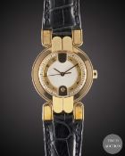A LADIES 18K SOLID GOLD HARRY WINSTON WRIST WATCH CIRCA 1990s Movement: Quartz. Case: Diameter