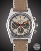 A GENTLEMAN'S STAINLESS STEEL ZENITH EL PRIMERO AUTOMATIC CHRONOGRAPH WRIST WATCH CIRCA 1970, REF.