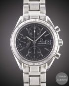 A GENTLEMAN'S STAINLESS STEEL OMEGA SPEEDMASTER AUTOMATIC CHRONOGRAPH BRACELET WATCH CIRCA 1999,