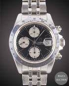 A GENTLEMAN'S STAINLESS STEEL ROLEX TUDOR PRINCE DATE AUTOMATIC CHRONO TIME CHRONOGRAPH BRACELET