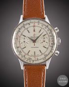 A GENTLEMAN'S STAINLESS STEEL BREITLING CHRONOMAT CHRONOGRAPH WRIST WATCH CIRCA 1966, REF. 808