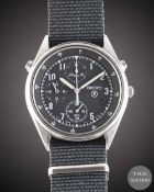 A GENTLEMAN'S STAINLESS STEEL BRITISH MILITARY SEIKO 