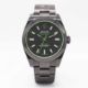 A GENTLEMAN'S BLACK COATED STAINLESS STEEL BAMFORD ROLEX OYSTER PERPETUAL "GREEN GLASS" MILGAUSS - Image 2 of 8
