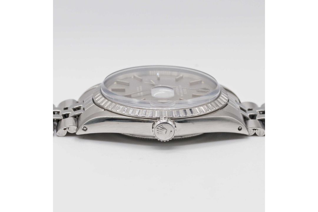 A GENTLEMAN'S STAINLESS STEEL ROLEX OYSTER PERPETUAL DATEJUST BRACELET WATCH CIRCA 1971, REF. 1603 - Image 10 of 11