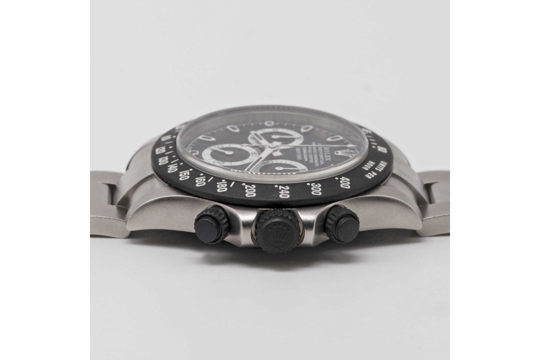 A GENTLEMAN'S MATT GREY & BLACK COATED STAINLESS STEEL BAMFORD ROLEX OYSTER PERPETUAL COSMOGRAPH - Image 10 of 12