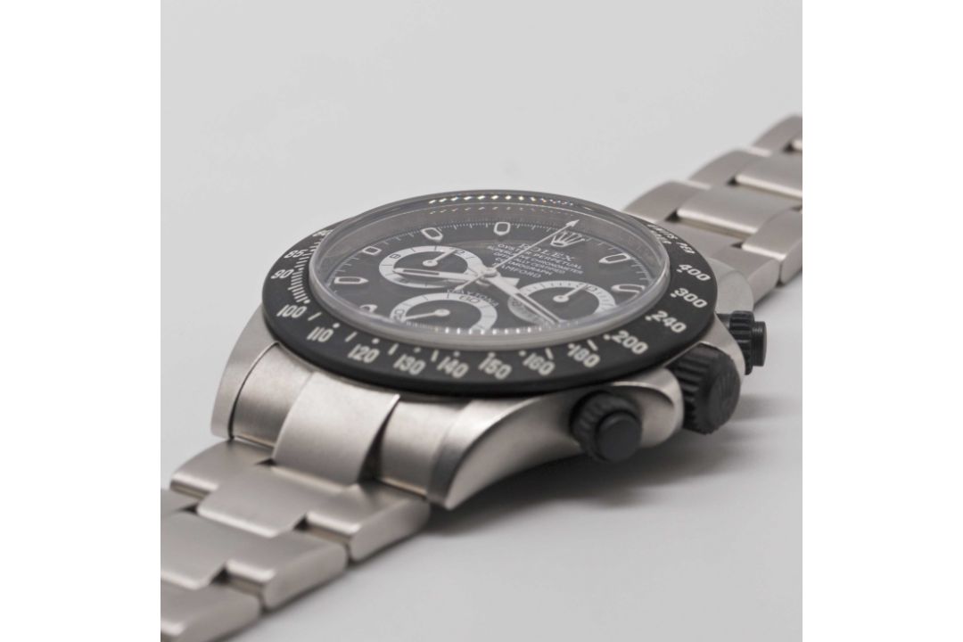 A GENTLEMAN'S MATT GREY & BLACK COATED STAINLESS STEEL BAMFORD ROLEX OYSTER PERPETUAL COSMOGRAPH - Image 5 of 12