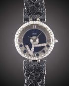 AN 18K SOLID WHITE GOLD & DIAMOND VINCCI AUTOMATIC WRIST WATCH CIRCA 1990s, REF. 8104-51 WITH