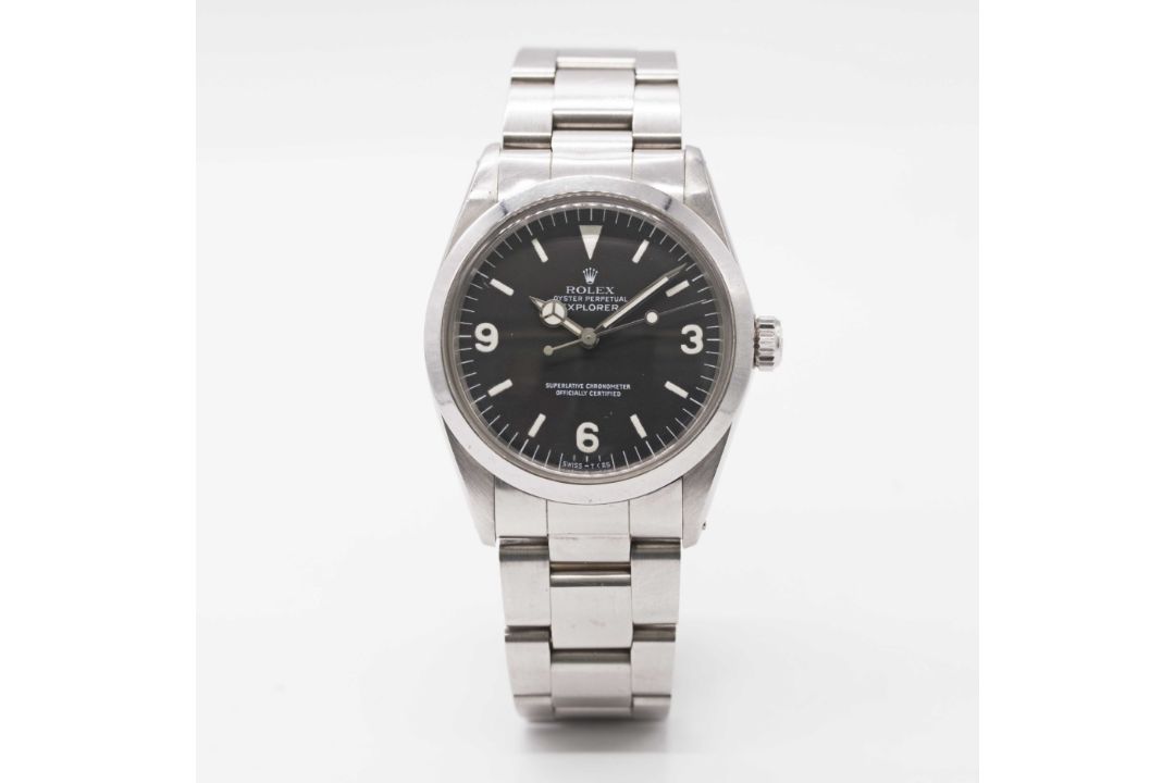 A RARE GENTLEMAN'S STAINLESS STEEL ROLEX OYSTER PERPETUAL EXPLORER BRACELET WATCH CIRCA 1988, REF. - Image 3 of 11