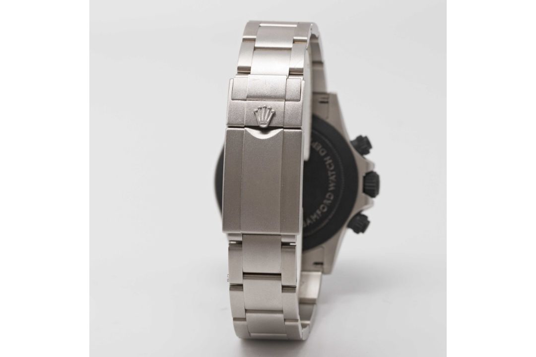 A GENTLEMAN'S MATT GREY & BLACK COATED STAINLESS STEEL BAMFORD ROLEX OYSTER PERPETUAL COSMOGRAPH - Image 8 of 12