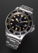 A GENTLEMAN'S STAINLESS STEEL ROLEX TUDOR PRINCE OYSTERDATE 