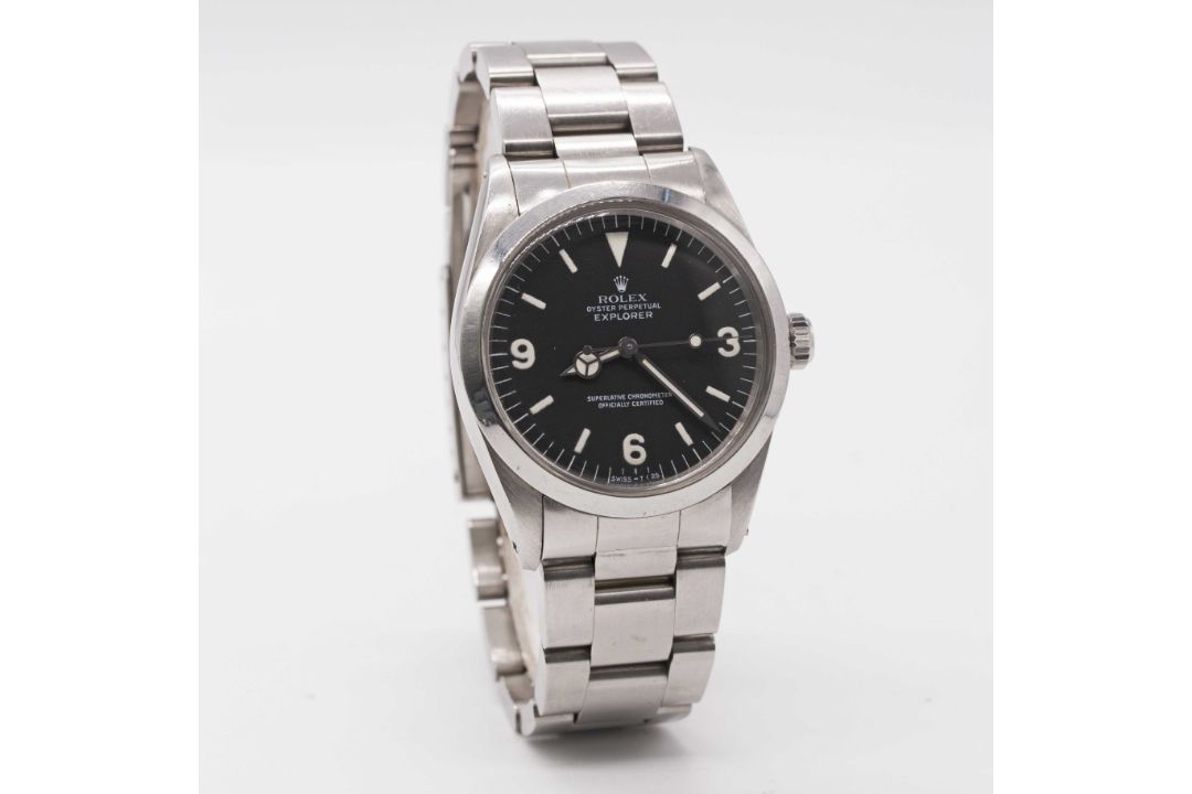 A RARE GENTLEMAN'S STAINLESS STEEL ROLEX OYSTER PERPETUAL EXPLORER BRACELET WATCH CIRCA 1988, REF. - Image 6 of 11