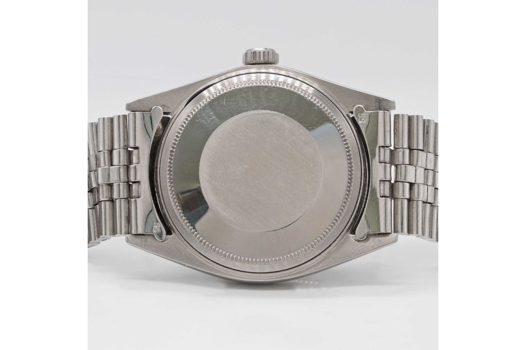 A GENTLEMAN'S STAINLESS STEEL ROLEX OYSTER PERPETUAL DATEJUST BRACELET WATCH CIRCA 1971, REF. 1603 - Image 8 of 11