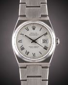 A GENTLEMAN'S STAINLESS STEEL ROLEX OYSTERQUARTZ DATEJUST BRACELET WATCH CIRCA 1979, REF. 17000 WITH