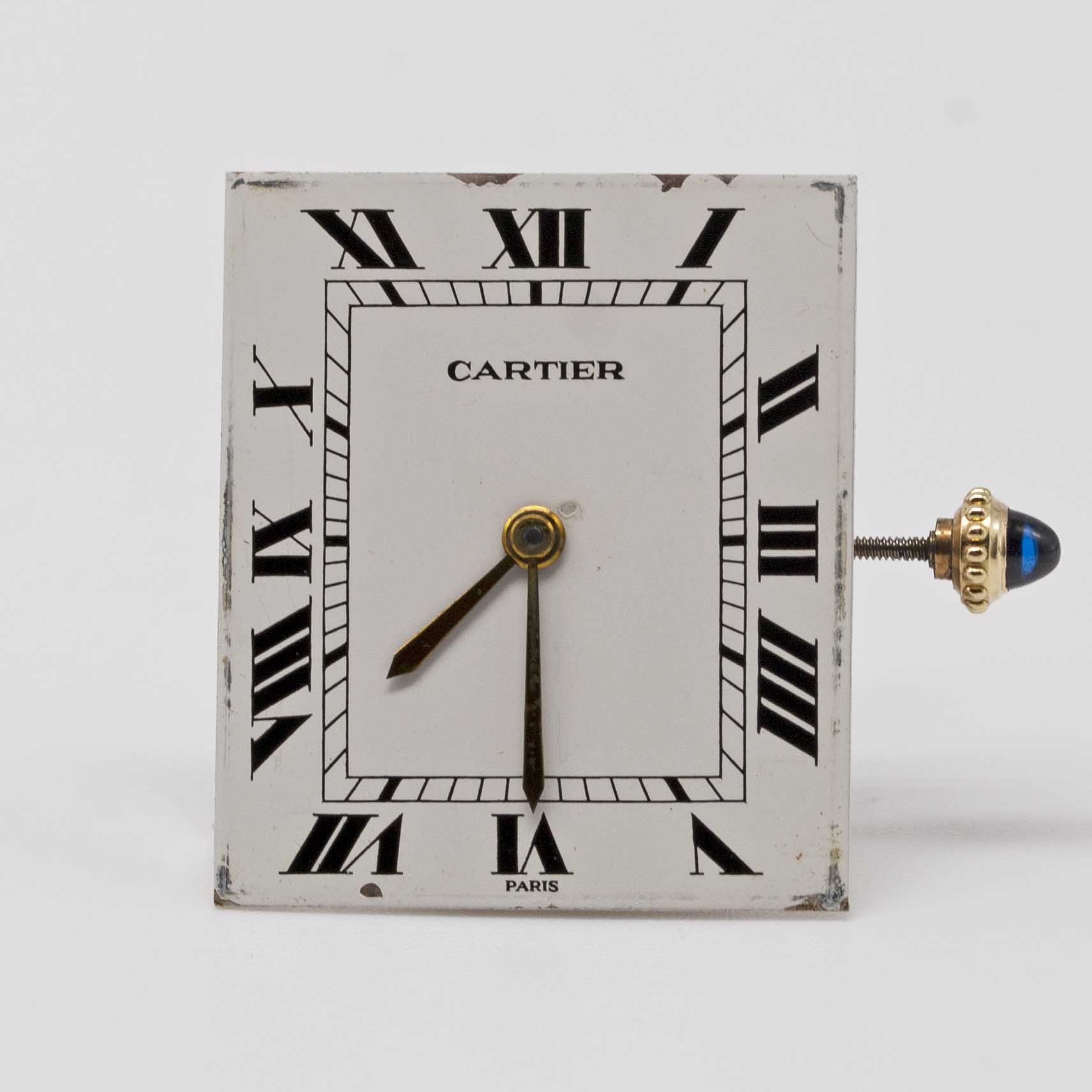 A RARE GENTLEMAN'S LARGE SIZE 18K SOLID GOLD CARTIER TANK "JUMBO" AUTOMATIC WRIST WATCH CIRCA - Image 9 of 14
