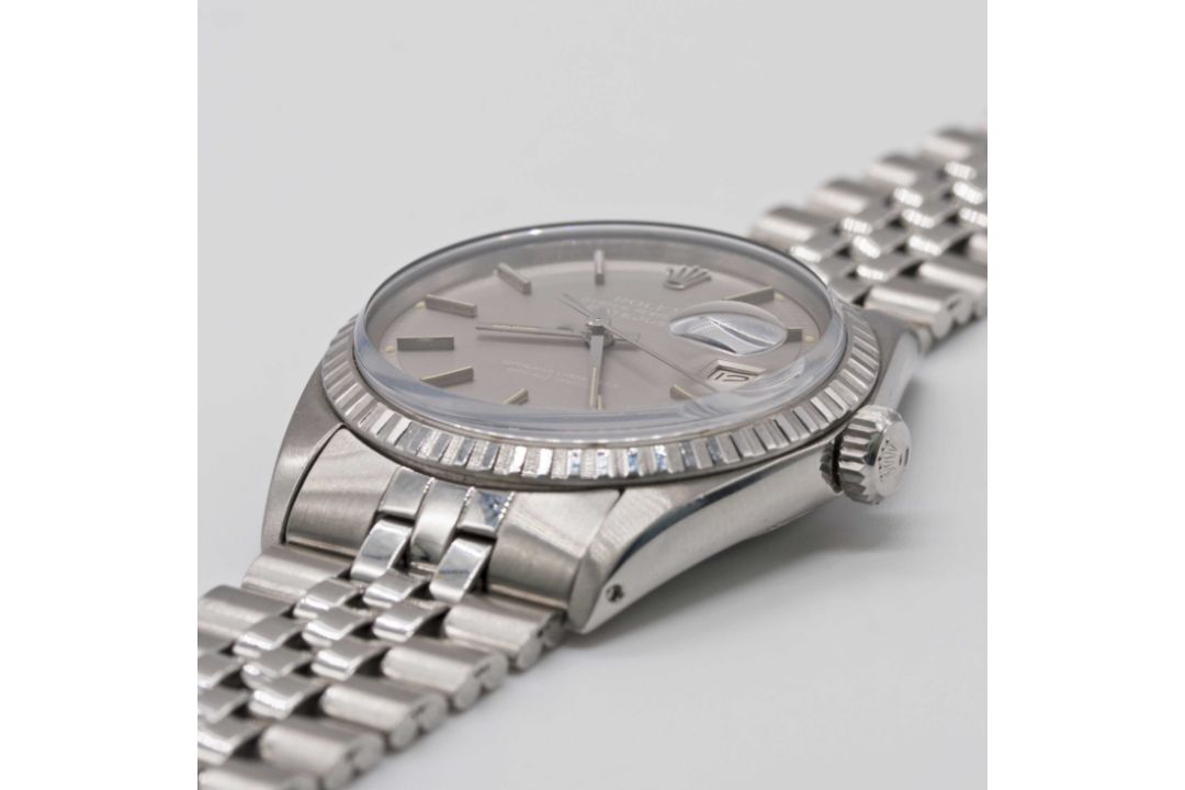 A GENTLEMAN'S STAINLESS STEEL ROLEX OYSTER PERPETUAL DATEJUST BRACELET WATCH CIRCA 1971, REF. 1603 - Image 4 of 11