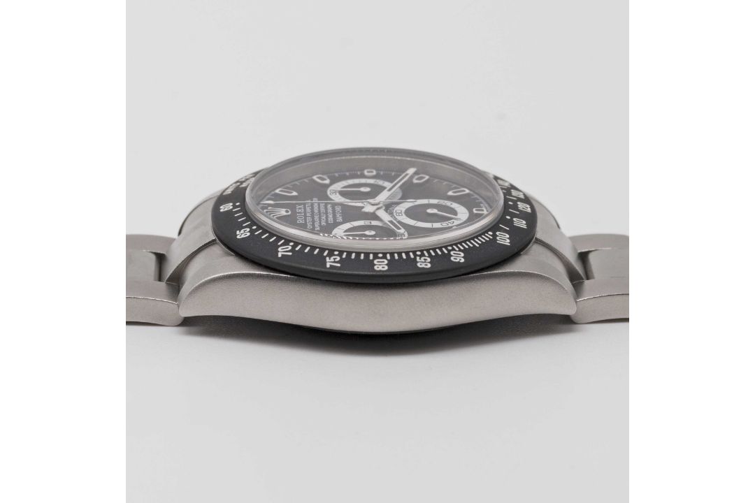 A GENTLEMAN'S MATT GREY & BLACK COATED STAINLESS STEEL BAMFORD ROLEX OYSTER PERPETUAL COSMOGRAPH - Image 11 of 12