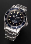 A RARE GENTLEMAN'S STAINLESS STEEL ROLEX OYSTER PERPETUAL SEA DWELLER 