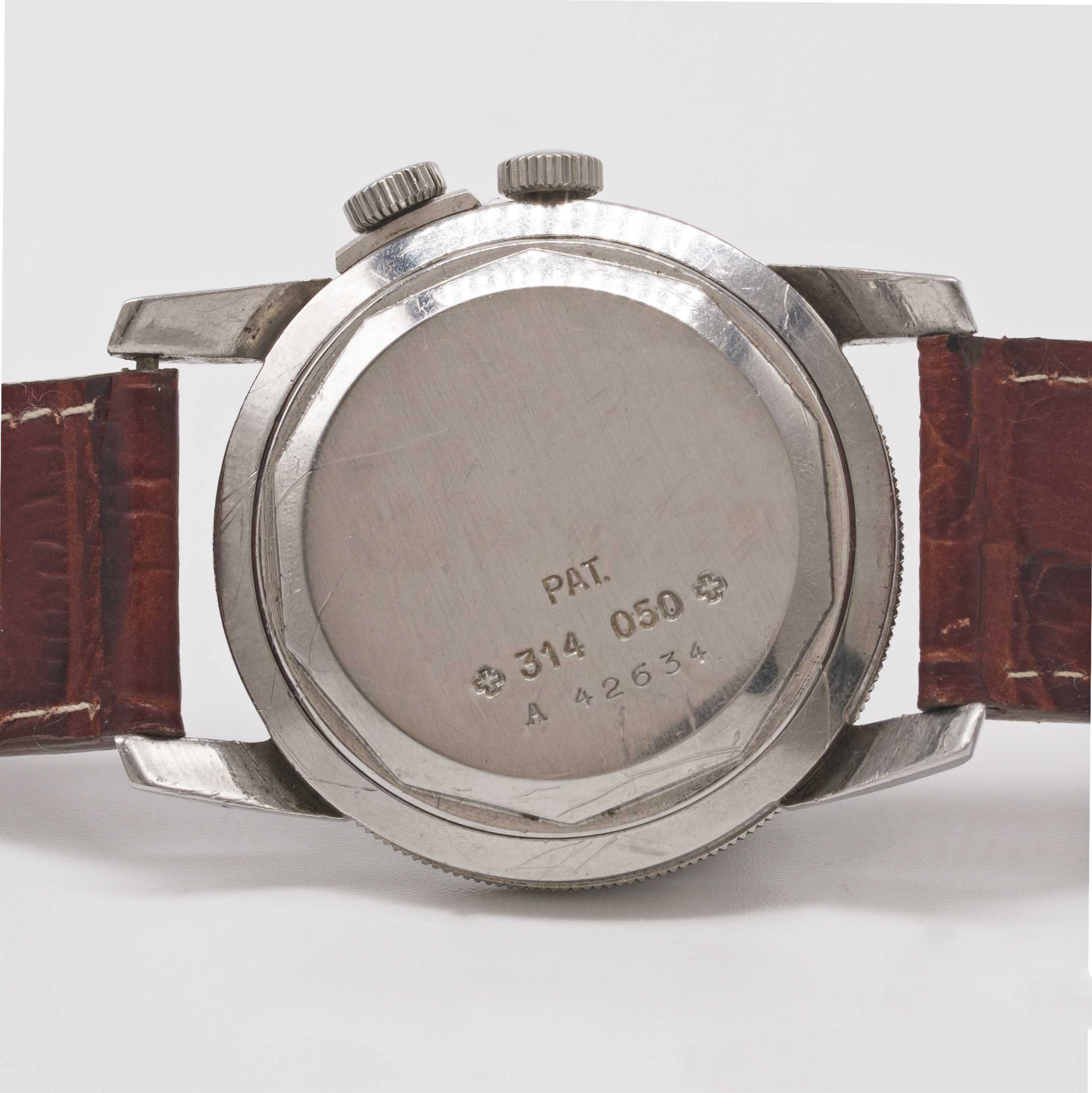 A GENTLEMAN'S STAINLESS STEEL GLYCINE AIRMAN PILOTS WRIST WATCH CIRCA 1955 Movement: 23J, automatic, - Image 6 of 9