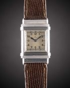 A RARE GENTLEMAN'S STAINLESS STEEL OMEGA 